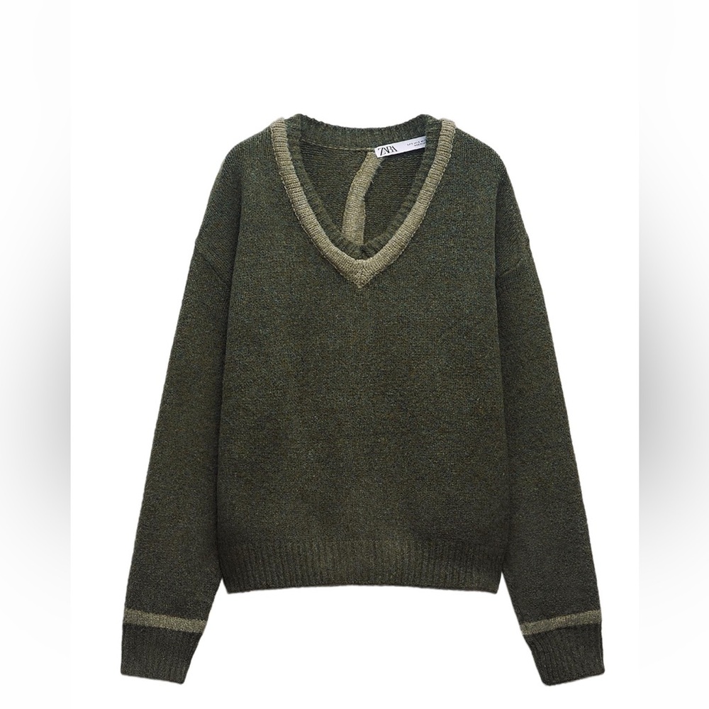 ZARA Open back sweater